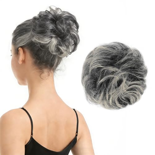 BARSDAR 100% Human Hair Bun Extension - Real Human Hair