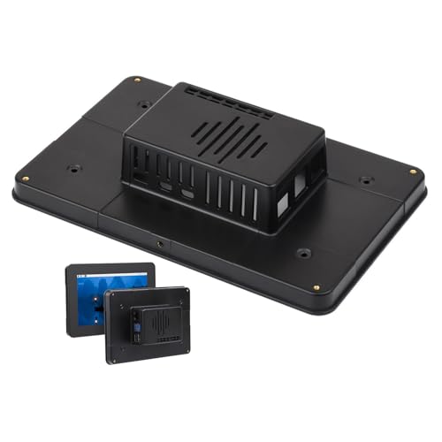 Waveshare Protective Case, Compatible with RPi 7inch Touch Display 2 and Raspberry Pi 5,Compatible with Multiple 7inch Screens, Supports Installing Raspberry Pi Hats, Reserved Rich Interfaces