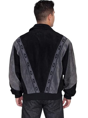 Image of Two-Toned Boar Suede Men's Jacket by Scully