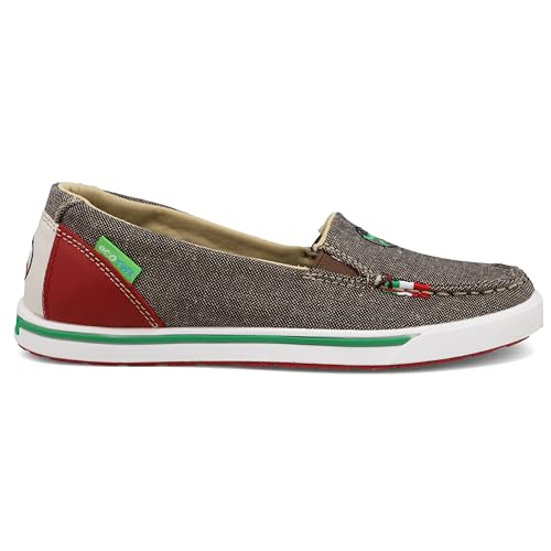 Twisted X Women's Hooey Slip-On Loper, Moc Toe4