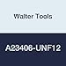 Walter Tools A23406-UNF12 Paradur HSS Machine Tap, NIT Finish, 0.220" Shank Diameter, 0.787" Cutting Length, 2-3/8" Overall Length, No.12-28 Cutting Diameter