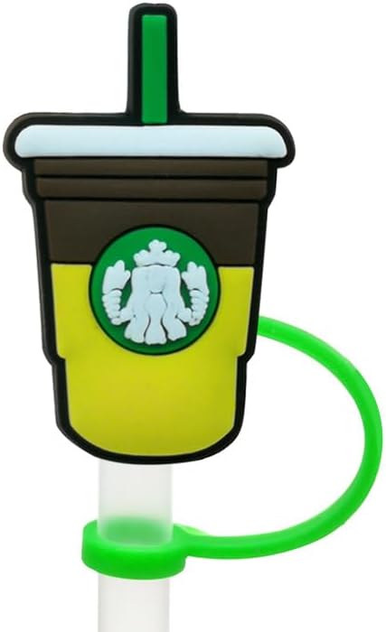 Miniatura 5 de Tapa grande de 0.394 in para popote de bebida de color rosa para Stanley Cup 40 oz 30 oz de silicona de dibujos animados para popotes protectores