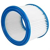 Fauhapyway Für Bosch Vakuum HEPA Filter Ersatzteil 2607432024, kompatibel mit GAS 20 L SFC GAS 1200 L Waschbares rundes Filterelement Vakuumzubehör (1 PACK)
