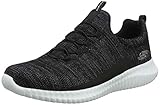 westerfeld bünde Verstärkte Ferse Skechers Men\'s Elite Flex- Westerfeld Trainers, Black (Black/White Bkw), 10 UK (45 EU)