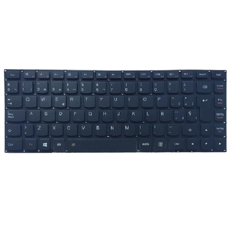 Teclado para portátil para Lenovo Yoga 2 13 Yoga 3 14 U31 70 500S 13ISK Español SP V 149820BK1 SP 25215036 25215067 con retroiluminación Negra