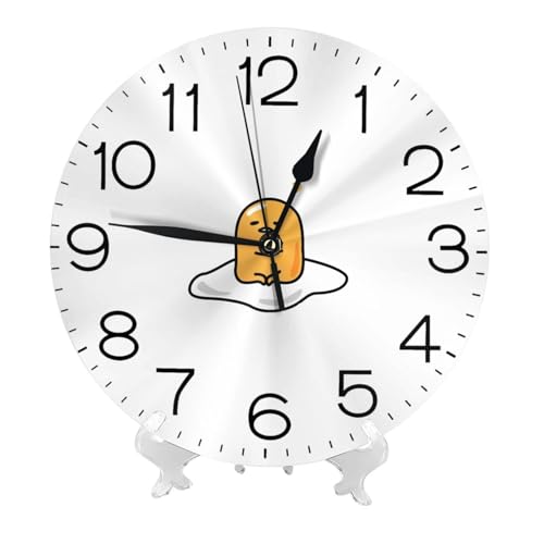 掛け時計 ぐでたま (1) 北欧 壁掛け時計 静音 自宅 寝室 部屋飾り 贈り物 インテリア 大数字 直径25cm 非電波 アニメ グッズ キャラクター かわいい プレゼント