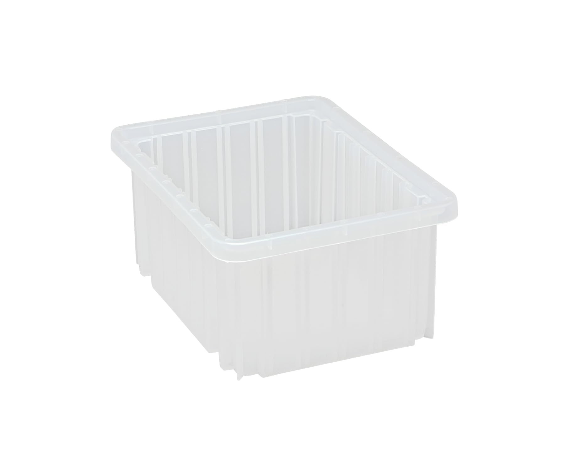 Dividable Grid Heavy Duty Part Organizer Clear Bins 11" L x 9" W x 5" H 20 Pack by QUANTUM STORAGE SYSTEMS – 11" L x 9" W x 5" H, 448.8 cubic_inches, Plastic, Clear, Pack of 20