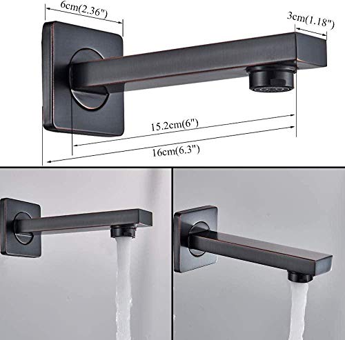 Ensemble de douche noir et bronze chic pour moderniser votre bain