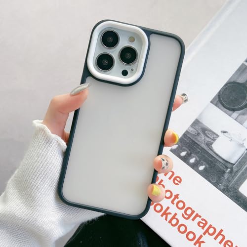 Coque acrylique antichoc iPhone 12 cadre transparent noir protecteur