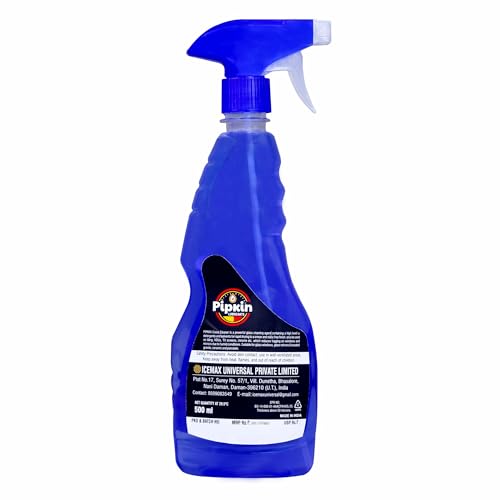 Image of Pipkin Glass and Surface Cleaner Liquid Spray - 500 ml | All-Purpose Glass Cleaner for Car, Kitchen and Home Surfaces | Multi Surface Cleaner