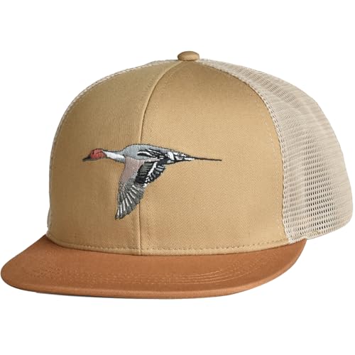 Image of EDTREK Outdoorsman Pro Trucker Breathable Mesh Performance Cap - Flat Brim Snapback Hat