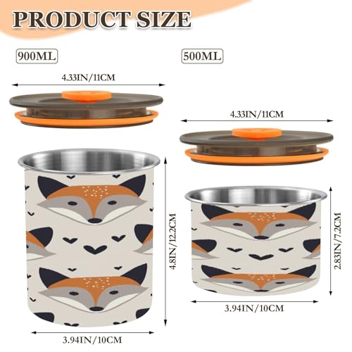 Envase para café ATTX 500 ml acero inoxidable con tapa hermética miniatura 2