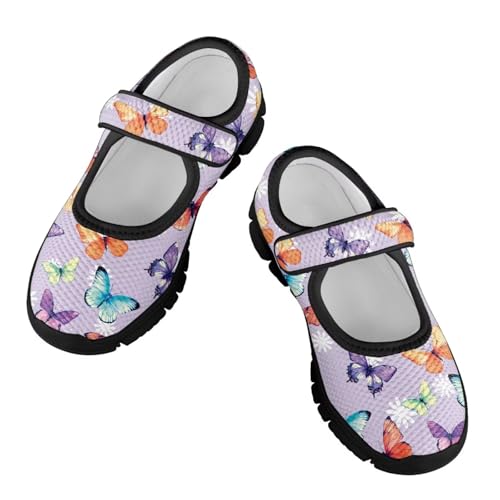 Comfortable Slip-On Sneaker for Girls,Girls'Mary Jane Shoes for Party,Cartoon Walking Flat Shoes for Daily Wear