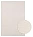 the carpet Santo Plus Outdoor Teppich – Wetterfest & Pflegeleicht, Balkon Teppich, Terrasse & Garten, Flachgewebe Indoor & Outdoor, Modern für Wohnzimmer & Schlafzimmer, Creme, 120 x 160 cm