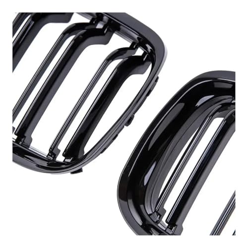 Grilles de calandre à double lamelles style premium pour Série 3 E90 E91 LCI - 4