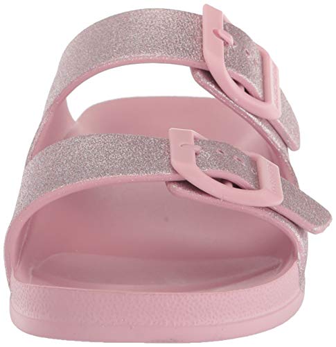 Skechers Skechers Girl's Foamies Cali Blast - Summer Sparkles Slide Sandal, Pink, 5 Big Kid