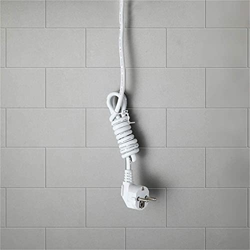Calentador de Toallas, toallero, toallero calefactado, radiador de baño de Pared con 6 Varillas calefactoras, toallero eléctrico de Acero Inoxidable 304, toallero de Tela para