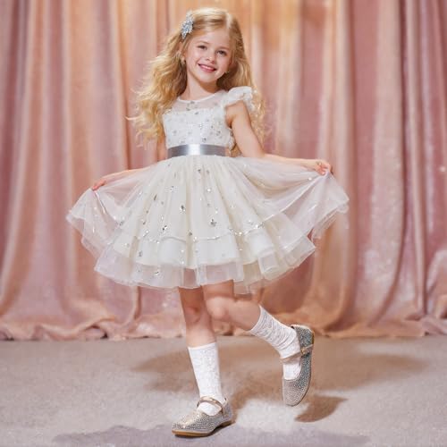 shoeslocker Girl Dress Shoes-Little Girl Mary Jane Shoes Wedding Party Casual Soft Walking2