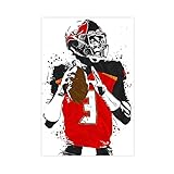 Jameis Winston 3 Poster Posters For Guys Posters For Room Aesthetic Canvas Poster Bedroom Decor...