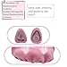 sosoftwell 4 Packs F20 CPAP Mask Liners Compatible with Small Size F20 Full Face Mask, Soft and Breathable Reduce Pressure Performance That Keeps Them Comfortable (Pink) (Small)