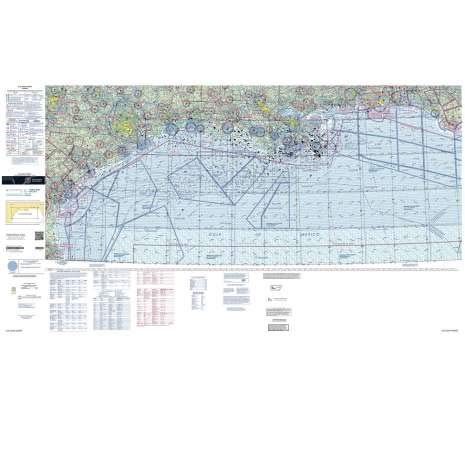 Carta Aeronáutica VFR Costa del Golfo EE.UU. miniatura 1