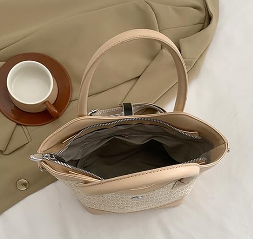 Image of Straw Crossbody Bags for Women Summer Straw Purses and Handbags Straw Hobo Bag for Travel Vacation