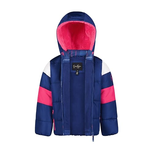 Jessica Simpson Girls Two-piece Insulated Winter Snowsuit With Hooded Jacket and Ski Bib Overalls4