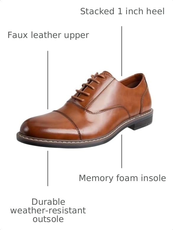 Image of Hunter's Bay by Payless Mens Roman Dress Captoe Oxford
