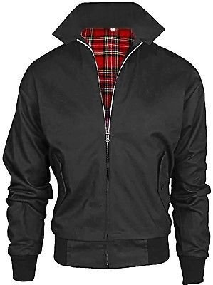 HARRINGTON - Chaqueta - para Hombre Negro Negro Small