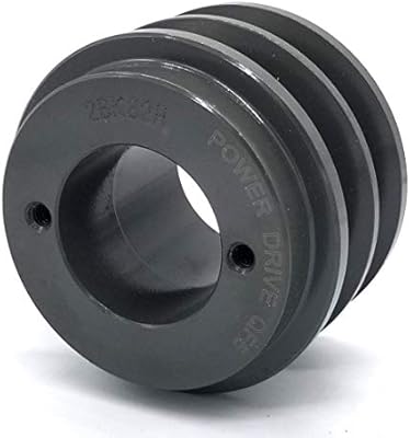 Phoenix Mfg. Double V-Groove Cast Iron Drive Pulley 3.2' Diameter, 1 5/8