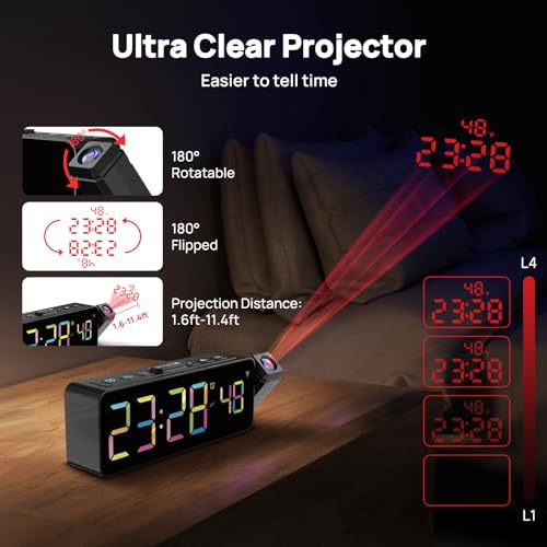 La mejor comparación de Relojes de proyección - solo los mejores. 9 Imagen adicional