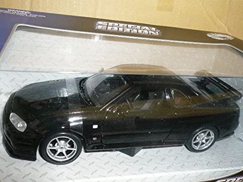 Amazon | 1/24 Maisto NISSAN SKYLINE R34 GT-R 黒 | ミニカー・ダイ