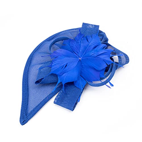 Image of DRESHOW Women Fascinator Hats Tea Party Hat Vintage Pillbox Hat Headband for Cocktail