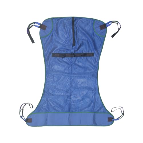 Patient Lift Sling-Transfer Blanket for Bed Positioning and Lifting-Large Medical Device for Bariatric, Nursing, Caregiver, Elderly, Disabled, Full Body and Bedridden - Mesh with Handles (L)