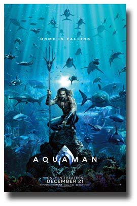 Aquaman Poster Movie Promo 11 X 17 Inches Main Underwater