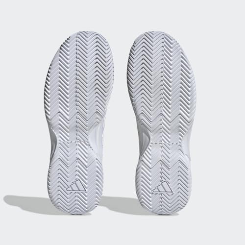 Adidas Mens Game Court 2 White/White/Matte Silver 10 - Image 6