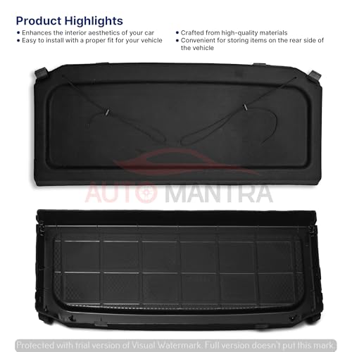 Image of Car Parcel Tray Diggi Luggage Tray in Perfect Fitting Compatible for Brezza 22