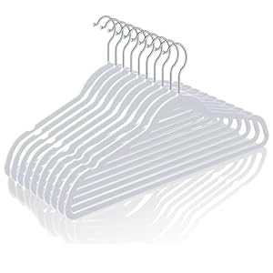 TIMMY Kunststoff-Kleiderbügel, 50 Stück, Grau