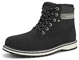 LANGDU Botas Hombre Invierno Zapatos Impermeables Senderismo Montaña Botines,42EU