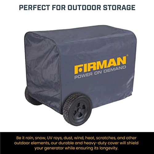 FIRMAN 1009 Portable Generator Cover, Double-Insulted Generator Cover, Fits Large Generators 5000 Watts and Up, 13.7" x 8.1" x 4", Large - Thumbnail 4