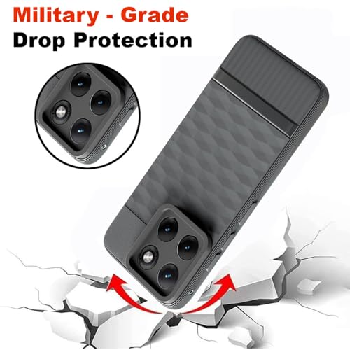 Image of Shockproof Case Compatible with Motorola Edge 70 Fusion 5G | Full Camera Protection | TPU Flexible Back Cover for Motorola Edge 70 Fusion 5G (Graphite Grey)