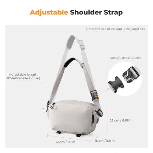 Image of K&F CONCEPT 2 in 1 Camera Sling Bag, Everyday Shoulder Bag