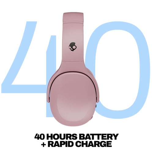 Image of Skullcandy Crusher 540 Active Wireless Bluetooth Headphones with Multi-Sensory Bass, Noise Isolating Over-Ear Fit, Sweat and Water Resistant, 40 Hours Battery, Microphone for iPhone Android - Soft | Bluetooth, Noise Isolating Over-Ear Secure Fit, Sweat and Water Resistant, 40 Hours Battery, Working Out, Gym, Fitness
