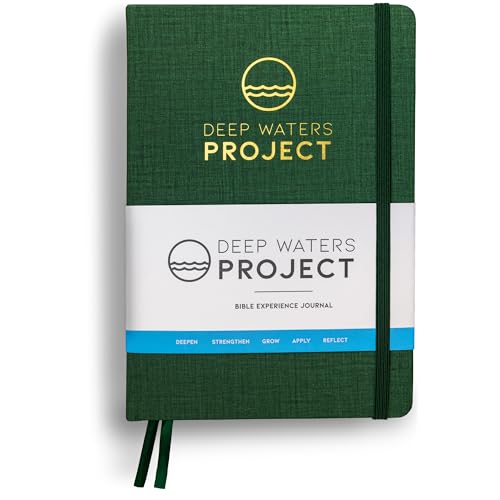 Deep Waters Project Bible Study Journal Structured Process Journal for Men & Women with 100+ Process Pages a Scripture Memorization Guide & Space for Notes