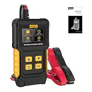 AUTOOL BT360 Battery System Tester, Car Battery Tester DC Charging Cranking Test 100-2000 CCA, 2.4" Color LCD Battery Monitor, Digital Auto Analyzer for Vehicle Truck Motorcycle