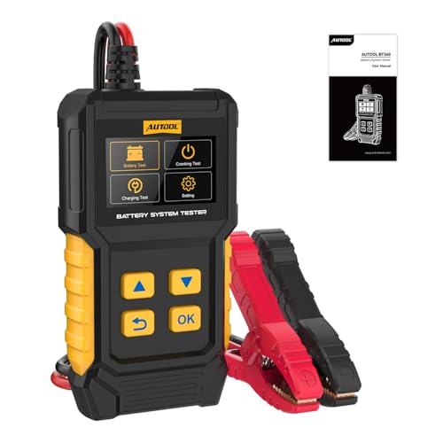 AUTOOL BT360 Battery System Tester, Car Battery Tester DC...