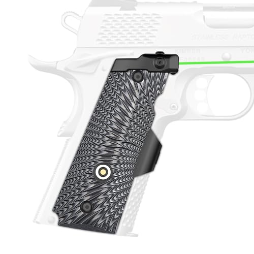 DARKFANG 1911 Laser Grip Full Size with Ambi Safety Cut, Durable 1911 Laser Sight No Rail with...