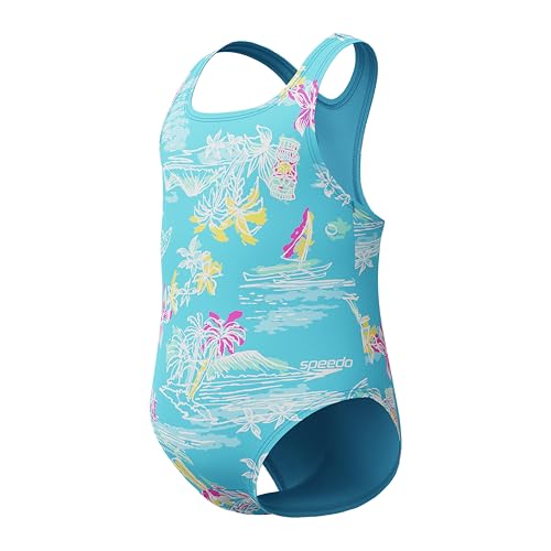 Image of Speedo Girls Printed Sport Splice