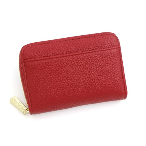 Accordion Card Holder Coin Purse Large Capacity Card Holder Card Holder Accordion Bag(Red)