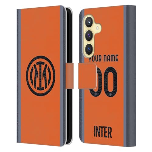 Coque Inter Milan Samsung S24 5G portefeuille en cuir idéale pour les jours de match